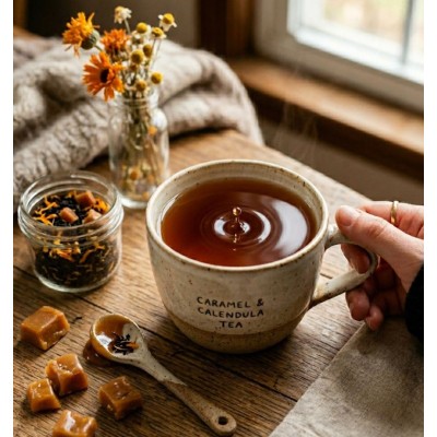 Thé Noir Caramel & Fleur de Calendula