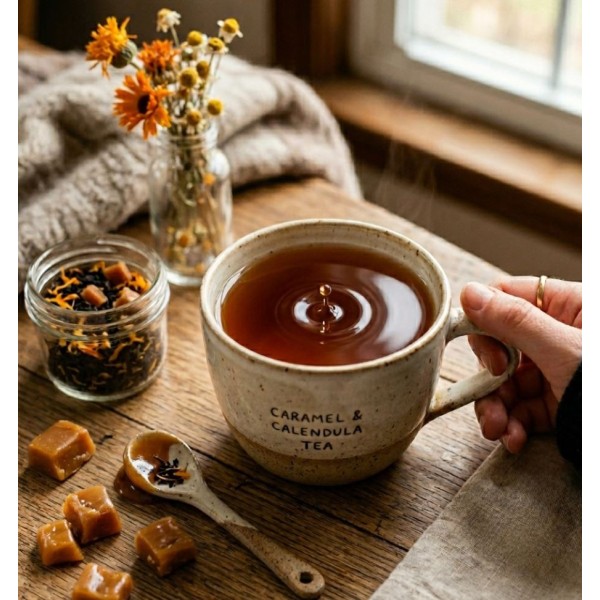 Thé Noir Caramel & Fleur de Calendula