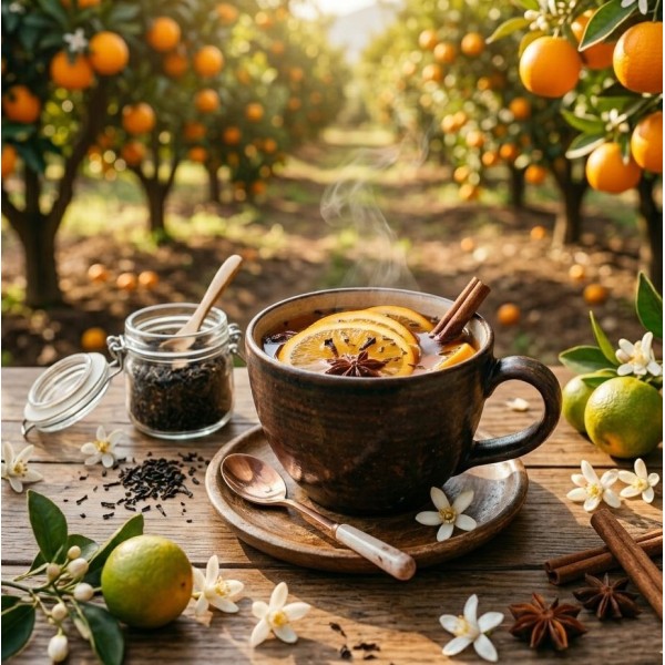 Thé Noir Orange Douce
