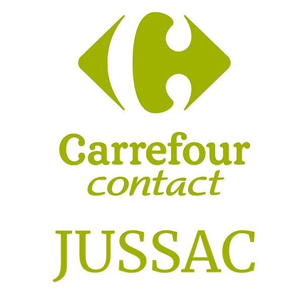 Logo Carrefour Contact Jussac
